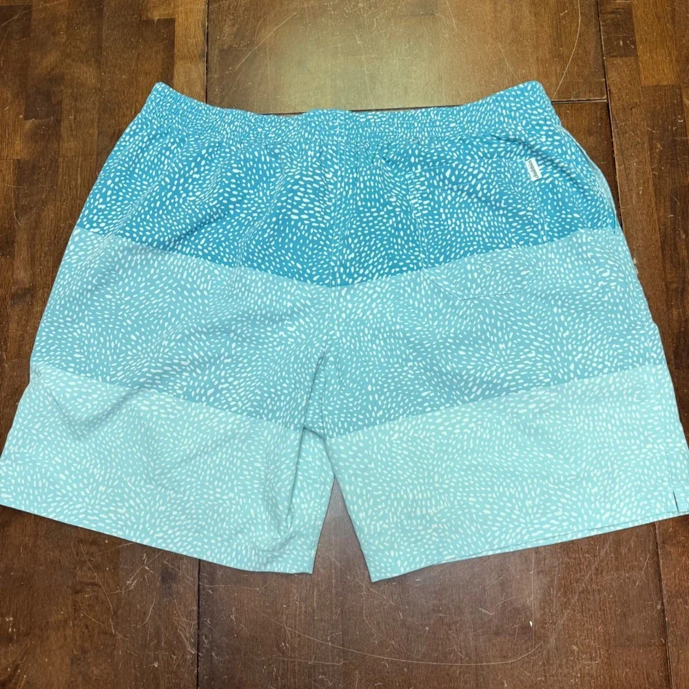 Chubbies Swim Trunks Mens 2XL Blue Ombre Speckled‎ 8